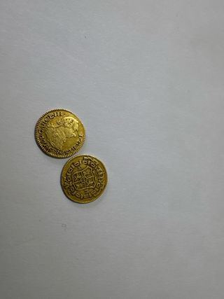 Moneda Oro ½ Escudo Carlos III Siglo XVIII