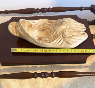 Bassorilievo Madonna su legno