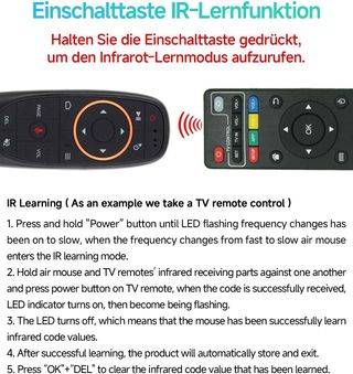 Air Mouse mando a distancia, 2.4 G, control remoto