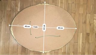 Espejo ovalado vintage