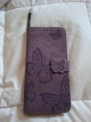 Funda móvil OPPO A57s Mariposas Moradas