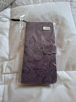 Funda móvil OPPO A57s Mariposas Moradas