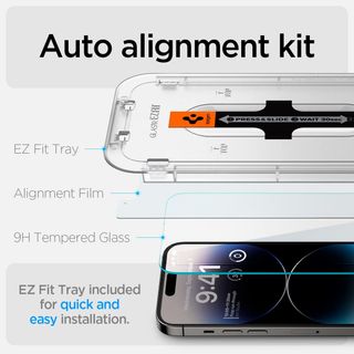 Protettore Schermo Spigen Glas.tR EZ Fit per iPhone 14 Pro