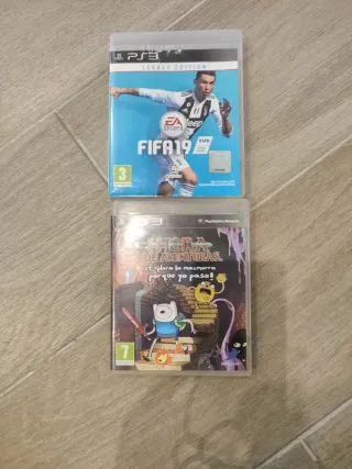2 Juegos PS3: FIFA 19 y Hora de Aventuras