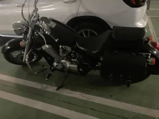 Honda Shadow 750 C Negra 2004