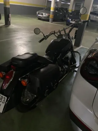 Honda Shadow 750 C Negra 2004