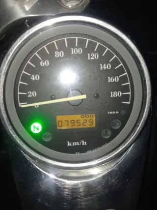 Honda Shadow 750 C Negra 2004