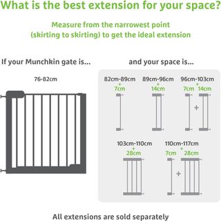 Munchkin Valla de Seguridad Infantil, Barrera de E
