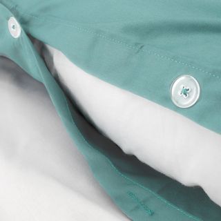 Funda azúl/verde edredón 150x200 + almohada 50x60