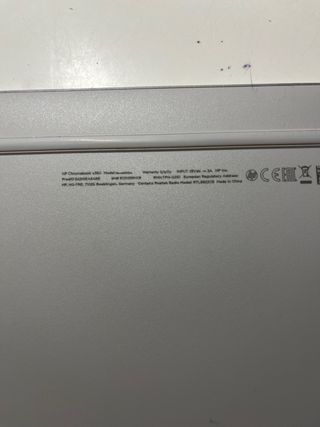 Chromebook Convertible HP Plata