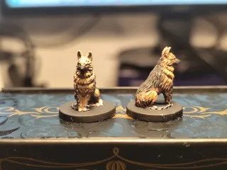 Pinto miniaturas de juegos de mesa