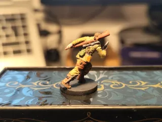 Pinto miniaturas de juegos de mesa