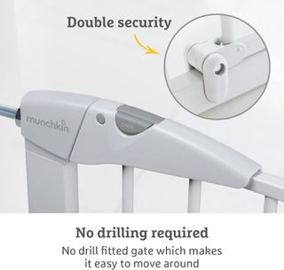 Munchkin Valla de Seguridad Infantil, Barrera de E