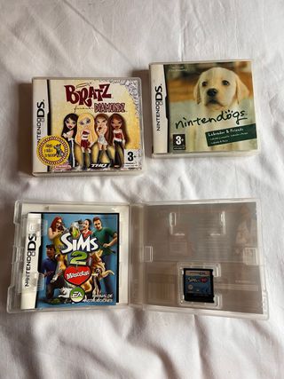 Juegos Nintendo DS: Los Sims 2, Bratz, Nintendogs