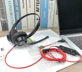 Auriculares USB con Doble Micrófono ENC Cancelació