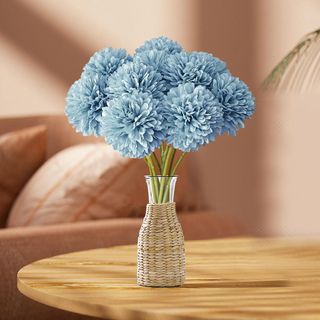 Hortensias Artificiales,12 Piezas Flores Artificia