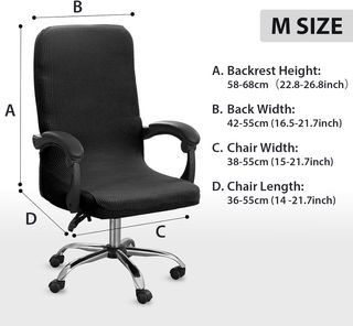 Fondello per sedia da ufficio Dioxide, fodere per sedia