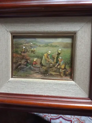 Cuadro antiguo madera oferta no bajo mas