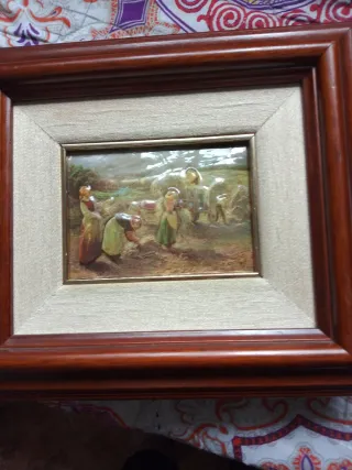 Cuadro antiguo madera oferta no bajo mas