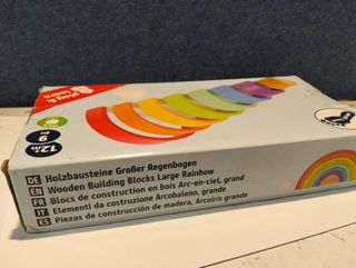 Arcos de construcción de madera Arcoíris grande Small Foot