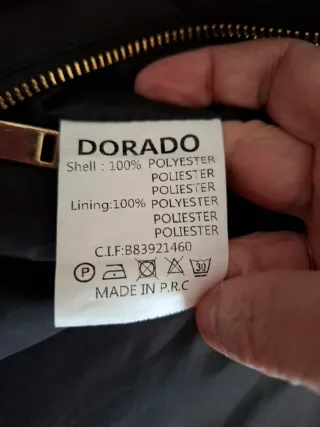 Chaqueta reversible lunares