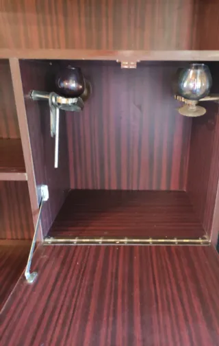 Librería  color nogal