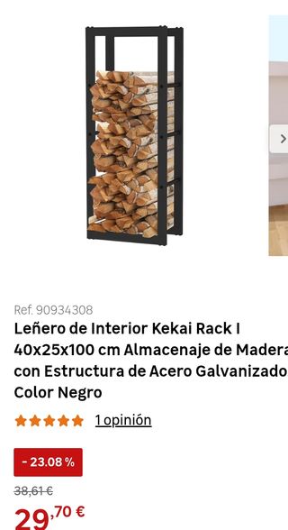 KEKAI Leñero de Interior Rack