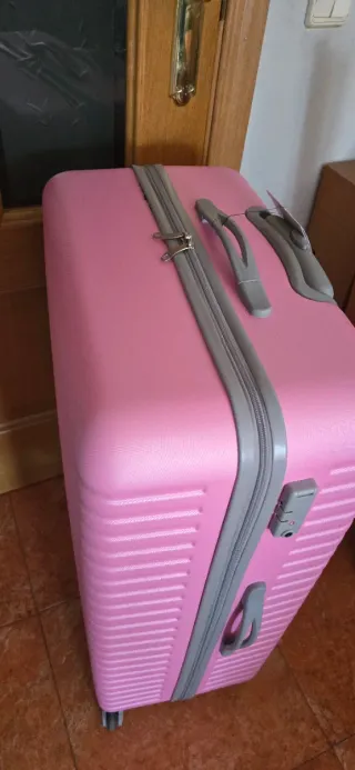 Maleta grande rosa