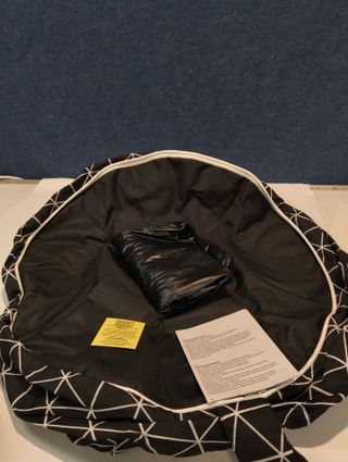 Puff Inflable Étnico Negro Ø53 cm