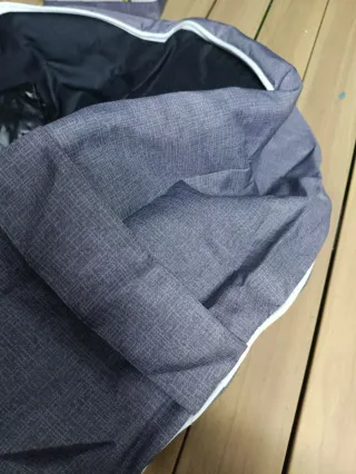 Puff Hinchable Exterior Gris Ø53 cm