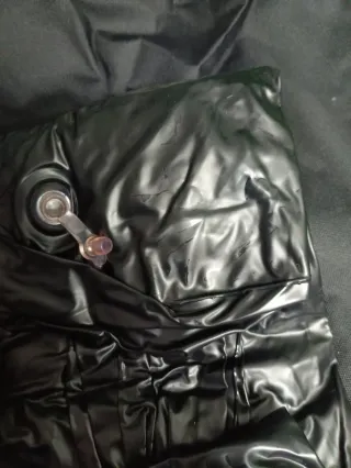 Puff Hinchable Exterior Gris Ø53 cm