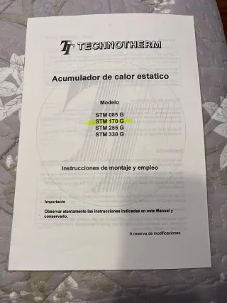 Radiador Acumulador Technotherm