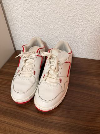 Zapatillas Le Coq Sportif Blancas y Rojas