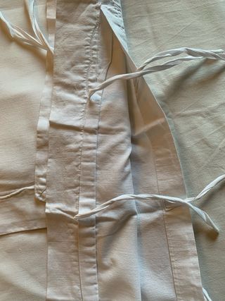 2 federe ricamate a mano cotone di una volta