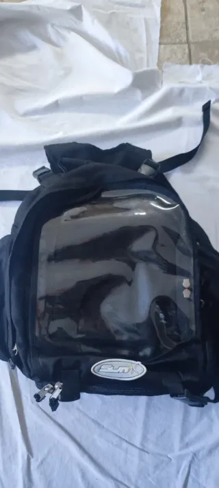 Mochila Moto Imantada Porta Casco