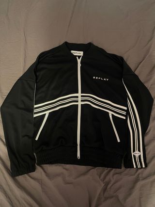 Chaqueta deportiva Replay negra