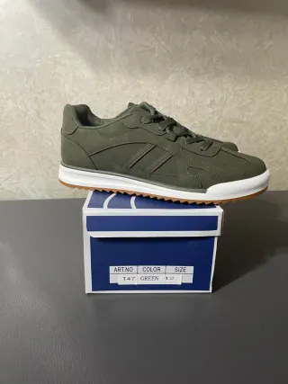 Sneakers Leerd uomo verde militare taglia 42 nuove