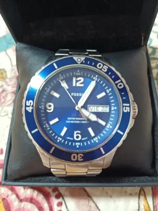 Reloj Fossil FS5691 Esfera Azul Acero