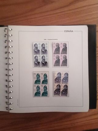 ÁLBUM SELLOS ESPAÑA AÑOS 1965 A 1969**MNH. BLOQUE