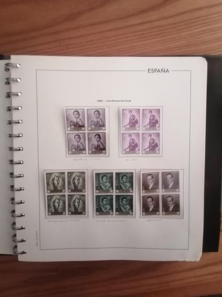ÁLBUM SELLOS ESPAÑA AÑOS 1965 A 1969**MNH. BLOQUE