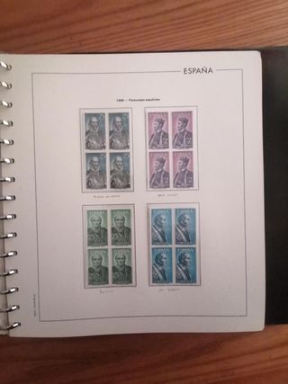 ÁLBUM SELLOS ESPAÑA AÑOS 1965 A 1969**MNH. BLOQUE