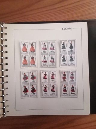 ÁLBUM SELLOS ESPAÑA AÑOS 1965 A 1969**MNH. BLOQUE