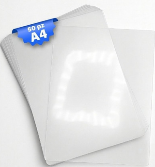 Fogli Laminazione A4 50 Pz, per plastificazione