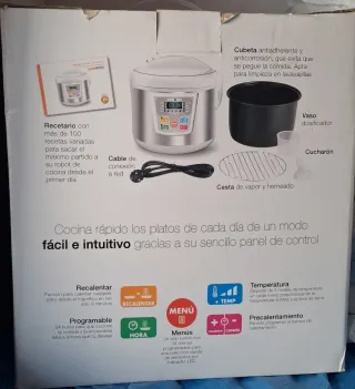 Robot de Cocina Multifunción con Recetario