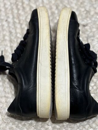 Zapatos de piel negros Mango