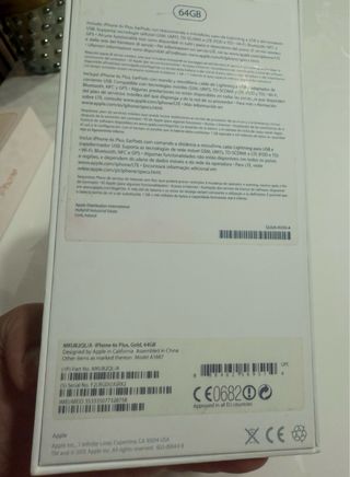 Caja iPhone 6S Plus 64GB Gold