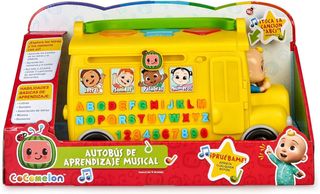 CoComelon - Learning Bus, autobús Amarillo de Jugu