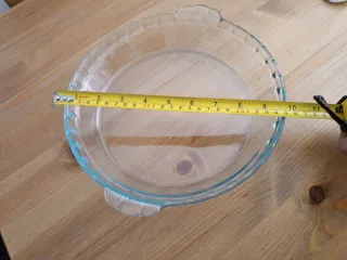 Bandeja cristal para alimentos