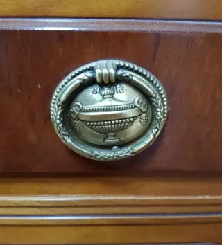 Mueble tocador vintage madera y mármol