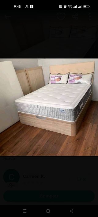 Colchón y canapé